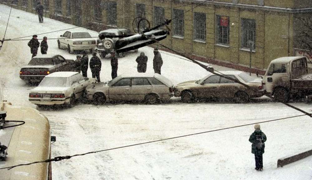 В Москве в течение суток зафиксировали почти тысячу ДТП
