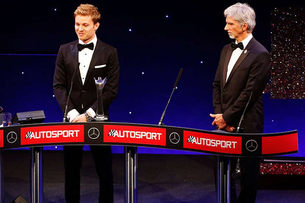 Хилл и Росберг повеселили публику на Autosport Awards