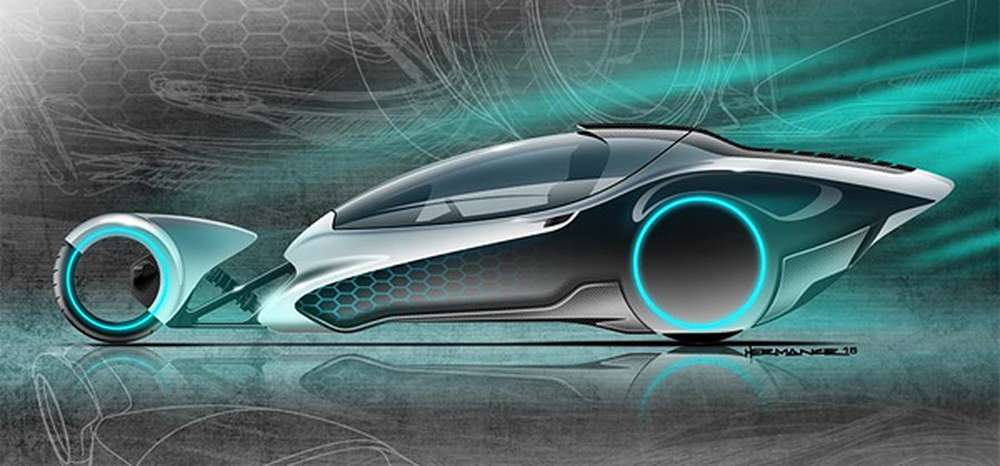 Компания New Davis Motorcar Company выпустит спорткар с тремя колёсами