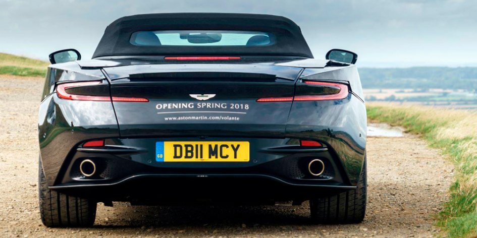 Aston Martin вывел на тесты DB11 c мягким верхом