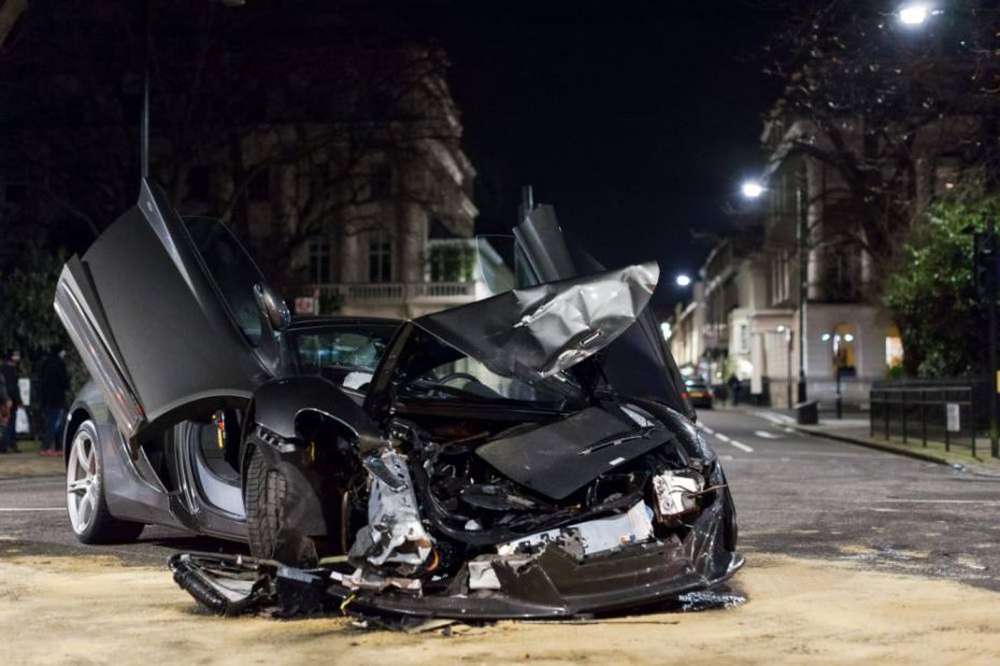 Гибель McLaren 650S Spider