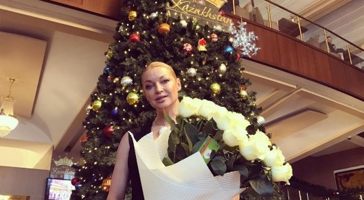 Волочкова попала в снежную бурю на трассе Астана - Караганда
