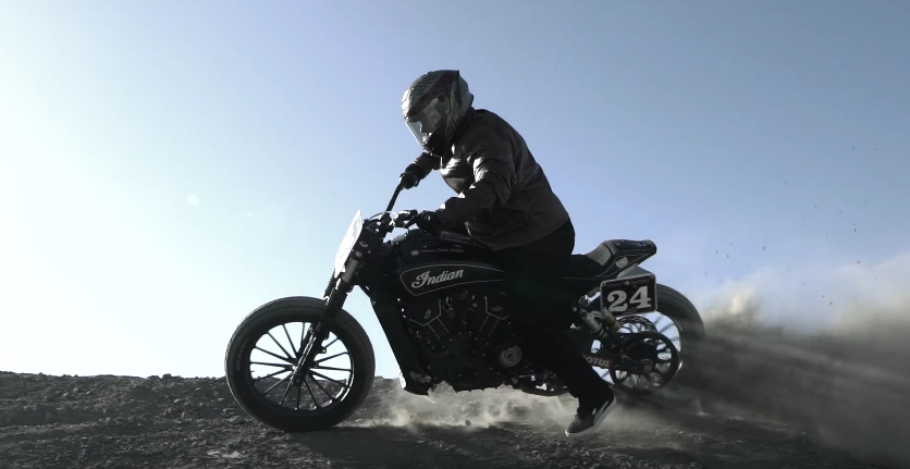 Трой Хофф прокатился на RSD Hooligan Indian Scout Sixty