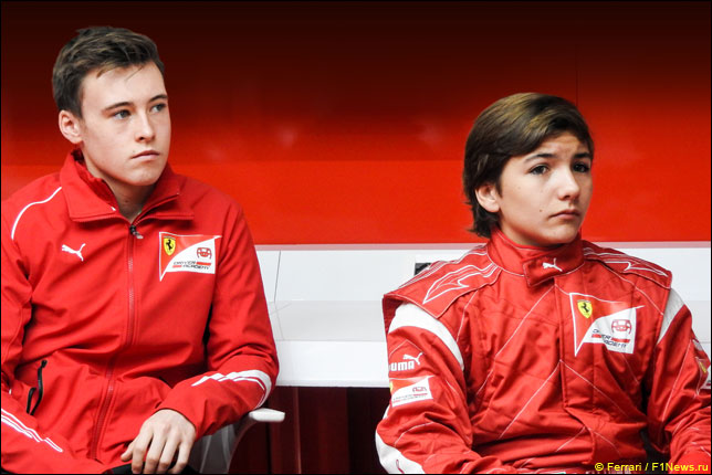 В Академию Ferrari вошли ещё два гонщика