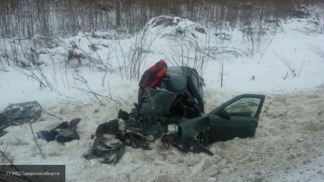 В ДТП с большегрузом в Самарской области погибла женщина