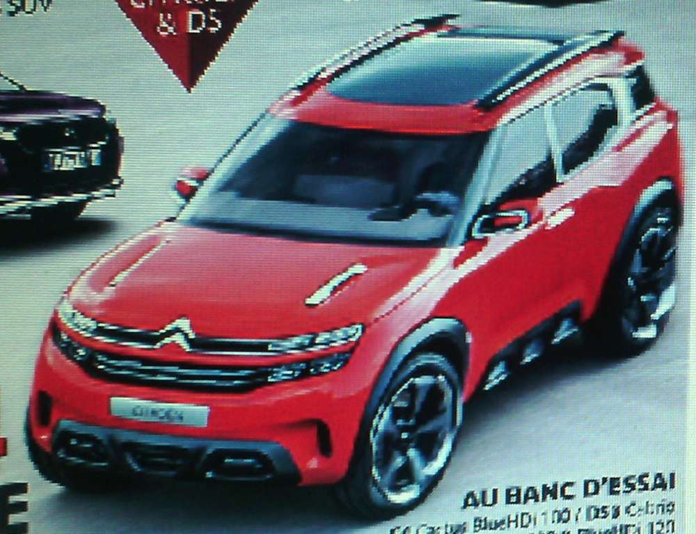 Изображение Citroen Aircross появилось в сети накануне премьеры
