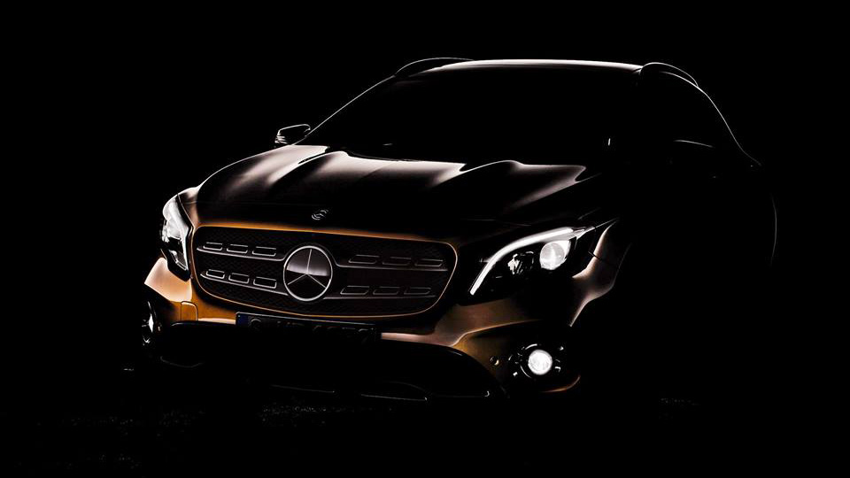 Mercedes-Benz показал первое изображение обновленного GLA