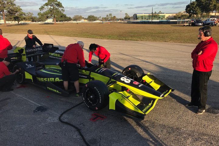 Команда Chip Ganassi Racing провела тесты c Honda