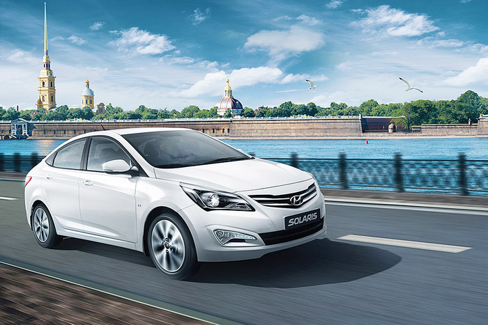 Hyundai Solaris стала самой продаваемой моделью в России по итогам 2016 года