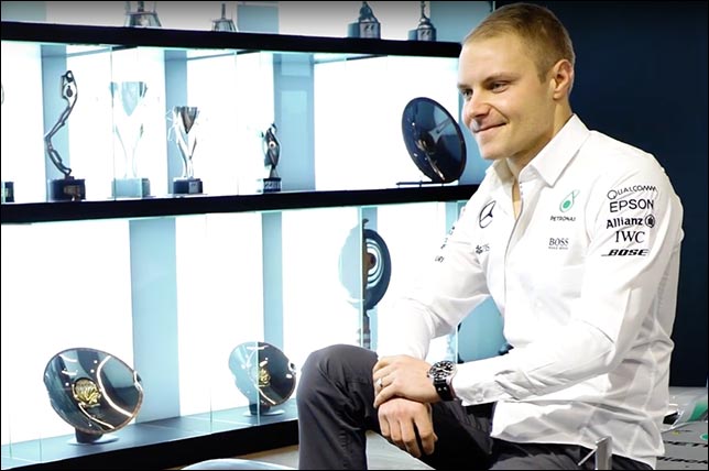 Первые дни Валттери Боттаса на базе Mercedes
