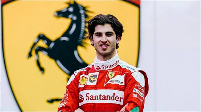 Джовинацци впервые появился в униформе Ferrari