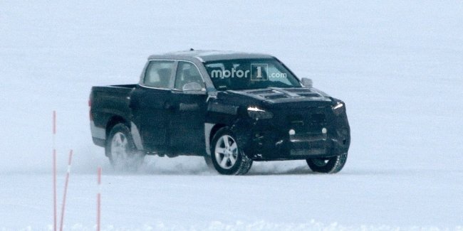 Обновленный SsangYong Actyon Sports впервые попал в объективы фотокамер