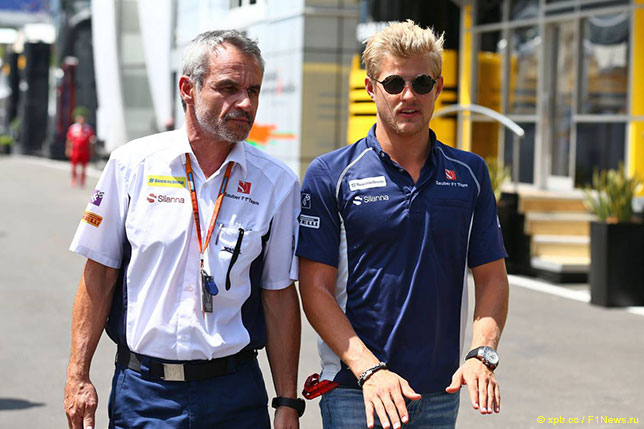 Беат Цендер рассказывает о логистике Sauber