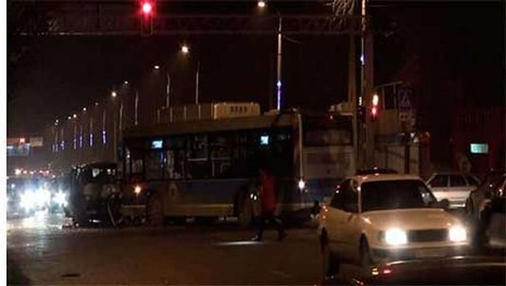 В Алматы в ДТП попал маршрутный автобус