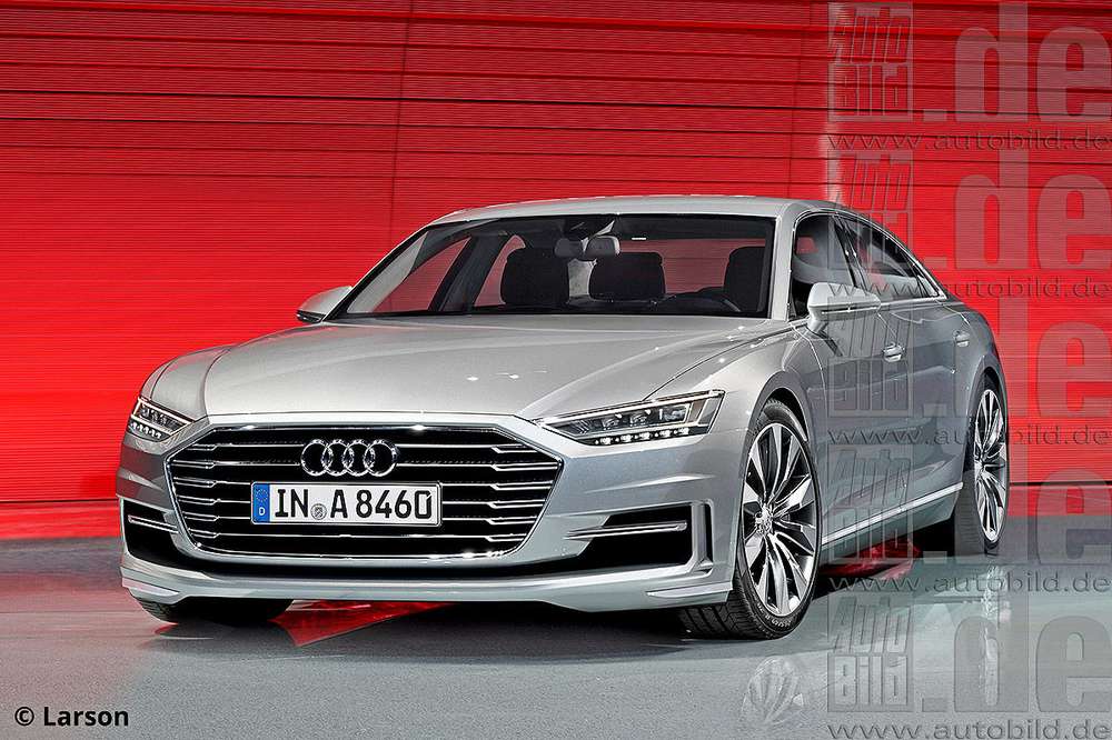 Седан Audi A8 нового поколения оснастят 585-сильным двигателем