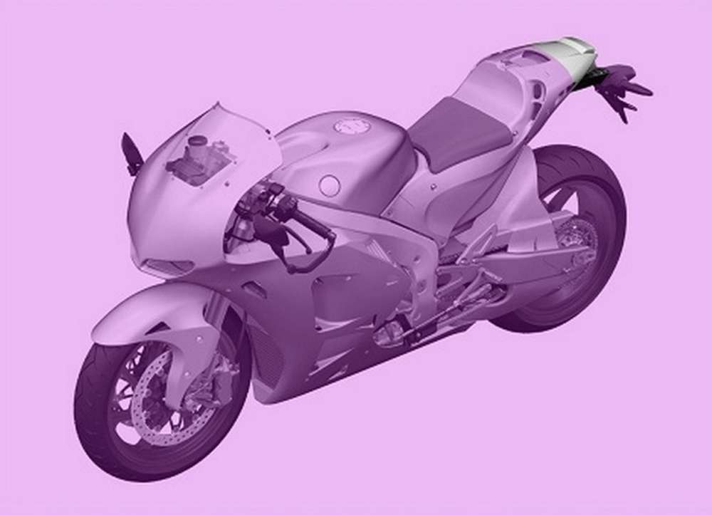 Хвостовая часть нового мотоцикла Honda запатентована