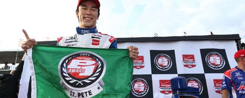 Такума Сато завоевал поул первого этапа IndyCar в Сент-Питерсберге