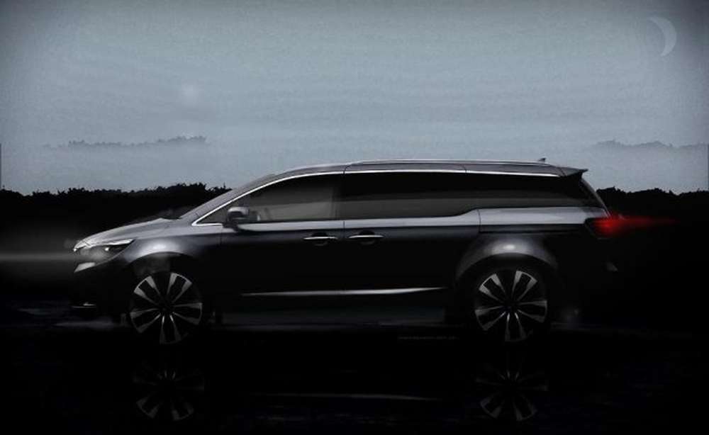 Kia показала Carnival 2015 на тизере