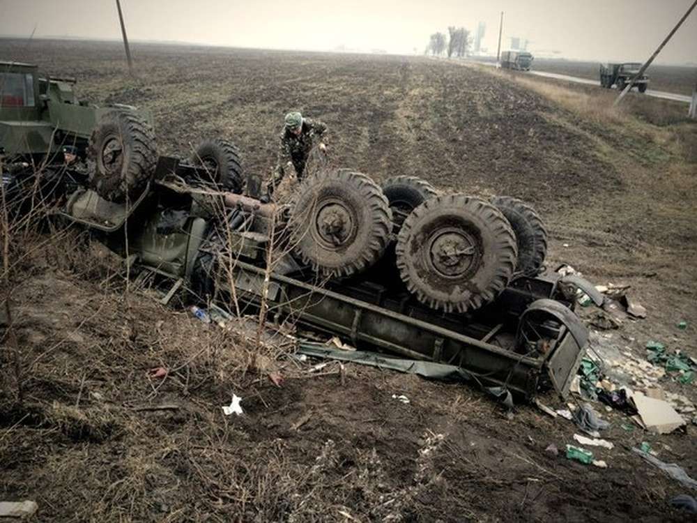 В Агдаме военнослужащие попали в аварию, есть пострадавшие