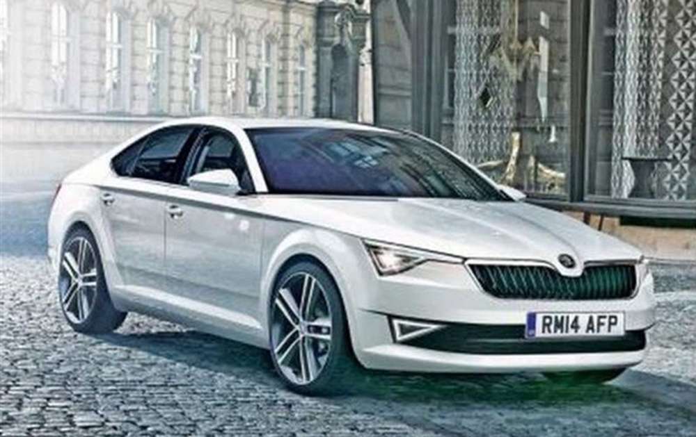 В сети появилось возможное изображение будущего четырехдверного купе Skoda