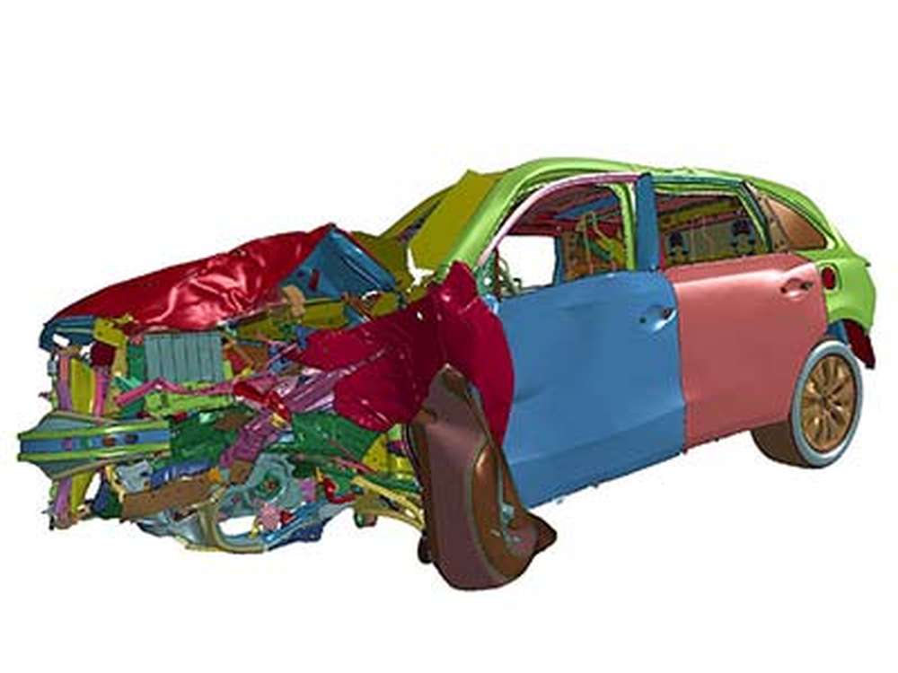 Honda разработала систему моделирования аварий