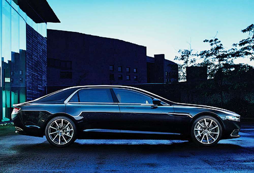 Aston Martin показал силуэт нового седана для арабов