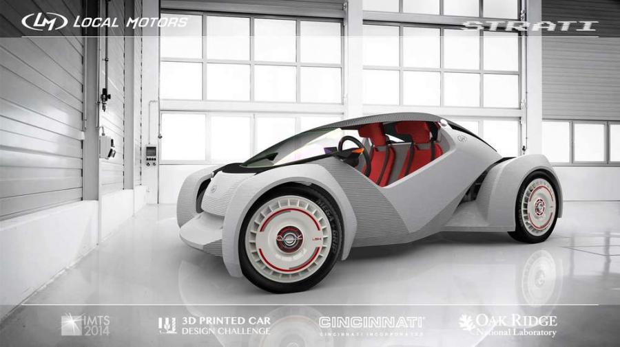 Созданный на 3D-принтере электромобиль ждёт серийное будущее