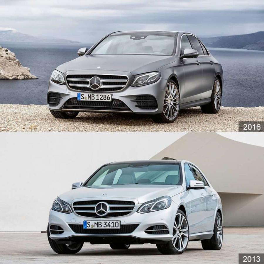 Седан Mercedes E-Class получит новые двигатели в июне 2016 года