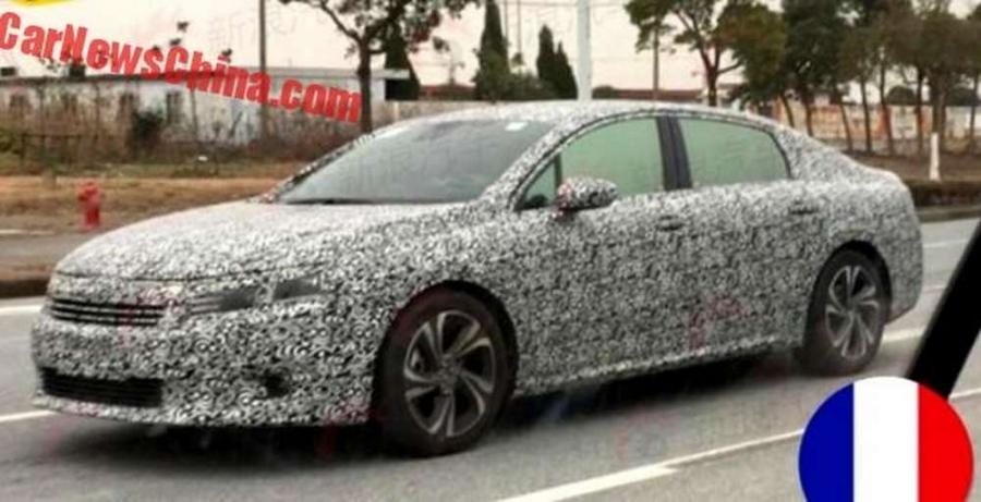 Новый седан Citroen C6 проходит дорожные тесты в КНР