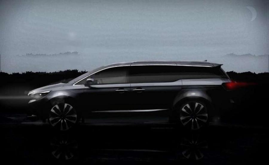 Kia показала Carnival 2015 на тизере