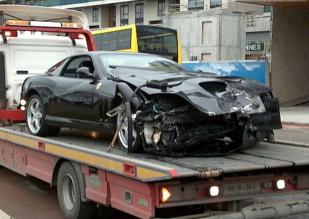 Разбился редкий суперкар Ferrari 575M Superamerica