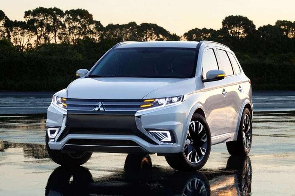 Mitsubishi покажет в Париже гибридный прототип Outlander PHEV Concept-S